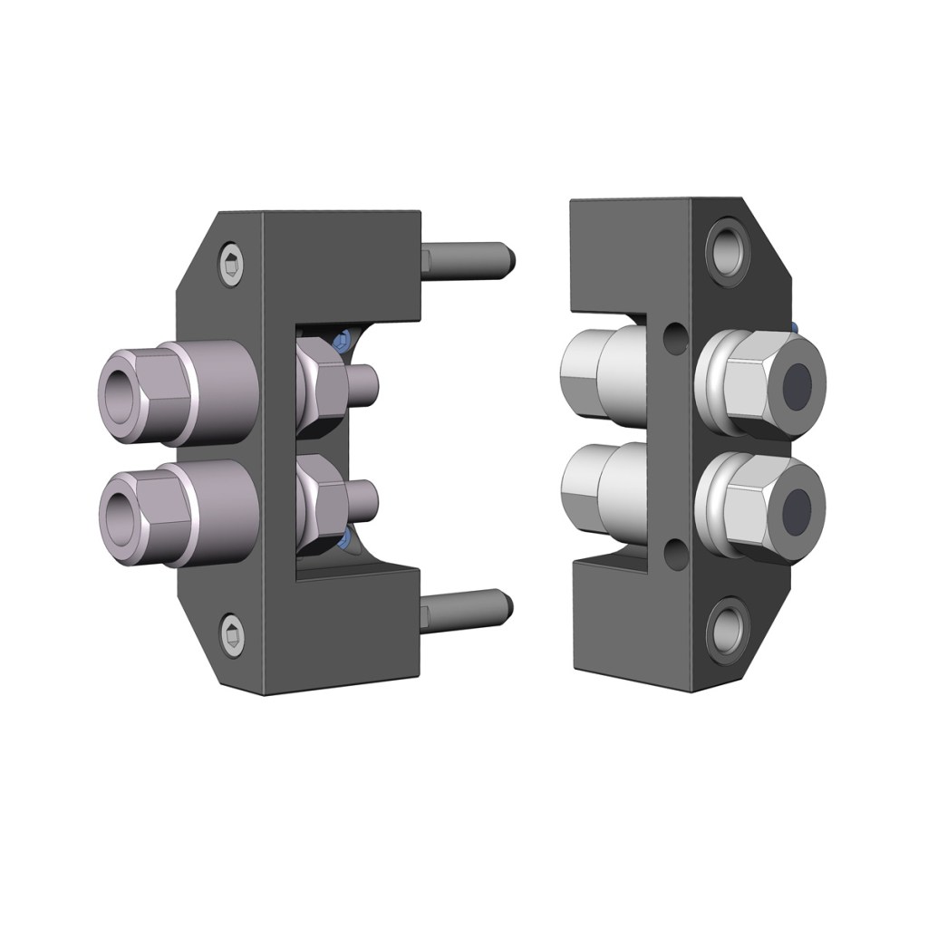 Hydraulic tool changer utility modules