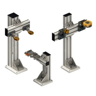 Soporte para herramientas pequeñas con cambiador de herramientas