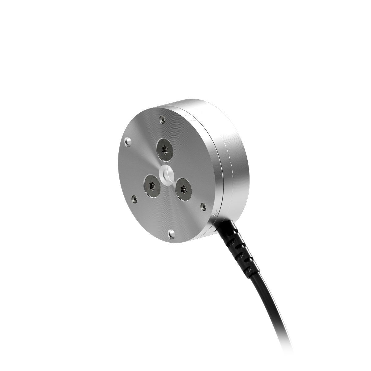 Um pequeno sensor de torque de força com fio externo da porta radial