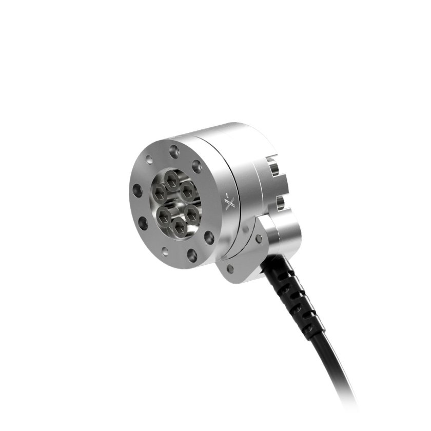 Um pequeno sensor de torque de força com fio externo da porta radial