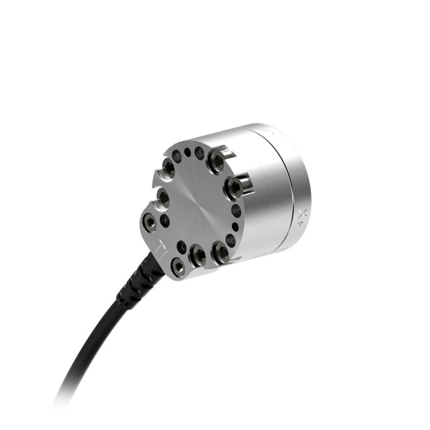 Um pequeno sensor de torque de força com fio externo da porta radial